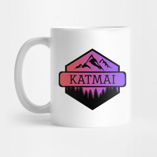 Katmai National Park Alaska Mountains and Trees Mug